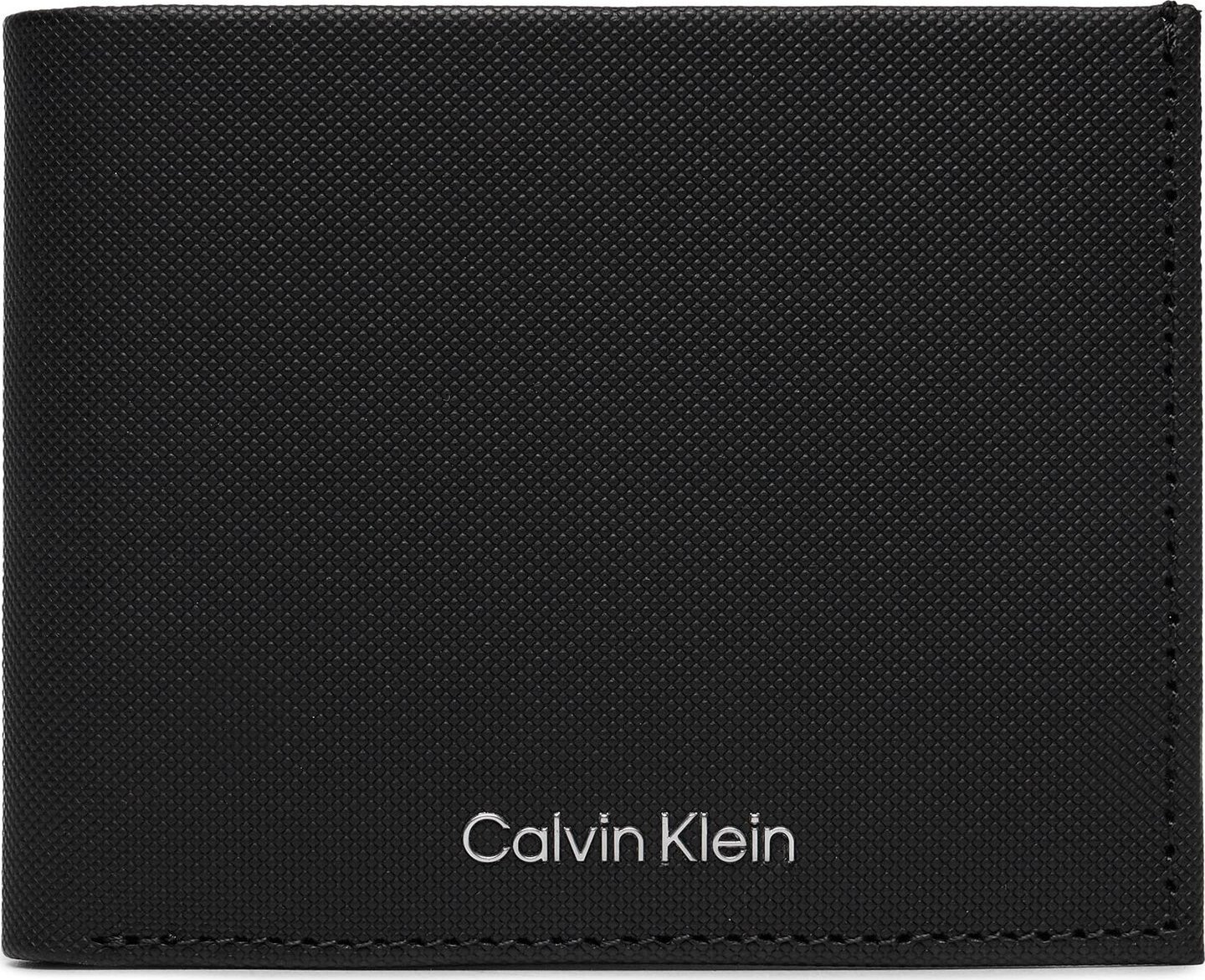 Velká pánská peněženka Calvin Klein Ck Must Bifold 6Cc W/Bill K50K511383 Ck Black Pique BEH