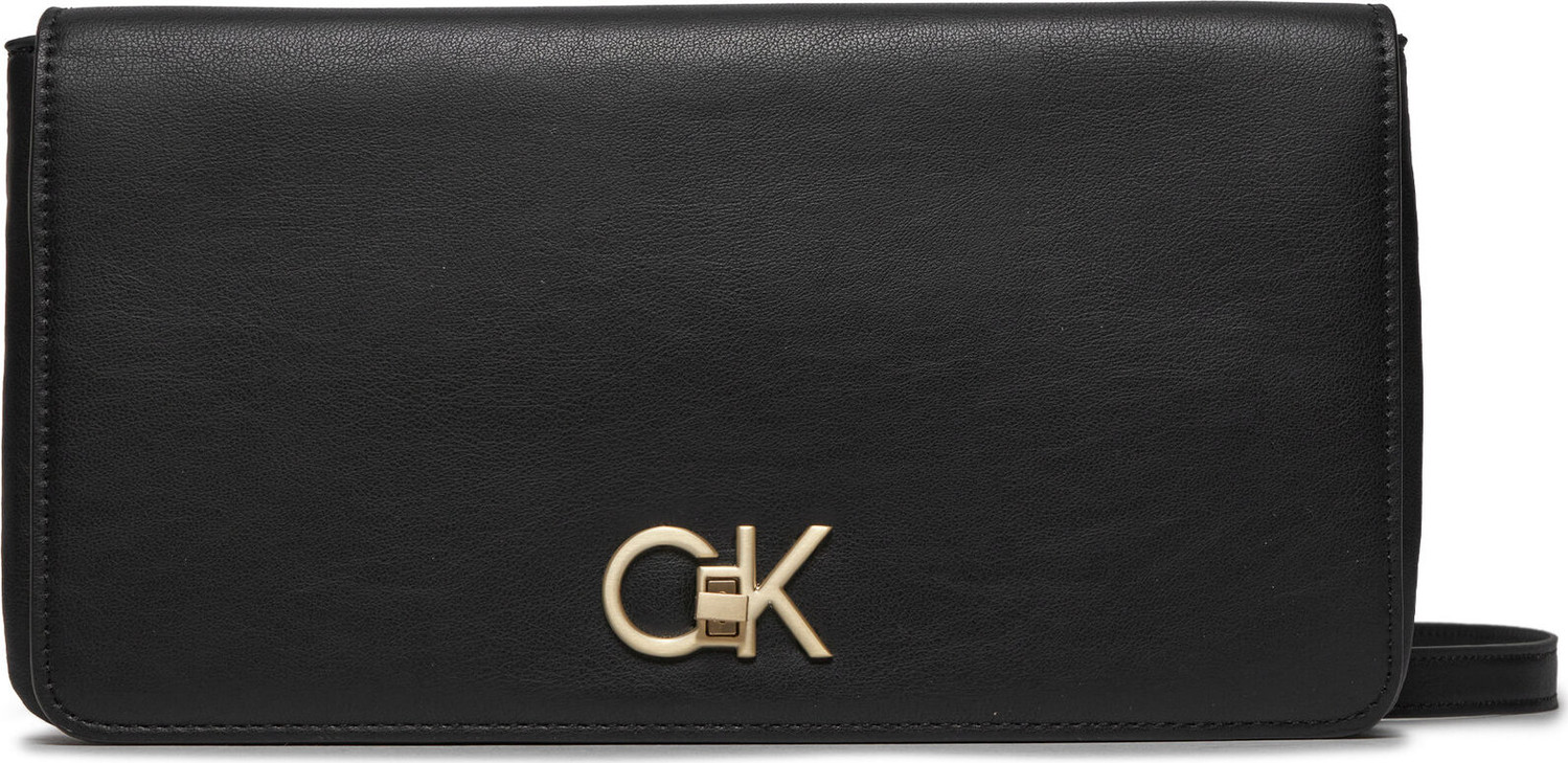 Kabelka Calvin Klein Re-Lock Double Gusette K60K611336 Ck Black BEH
