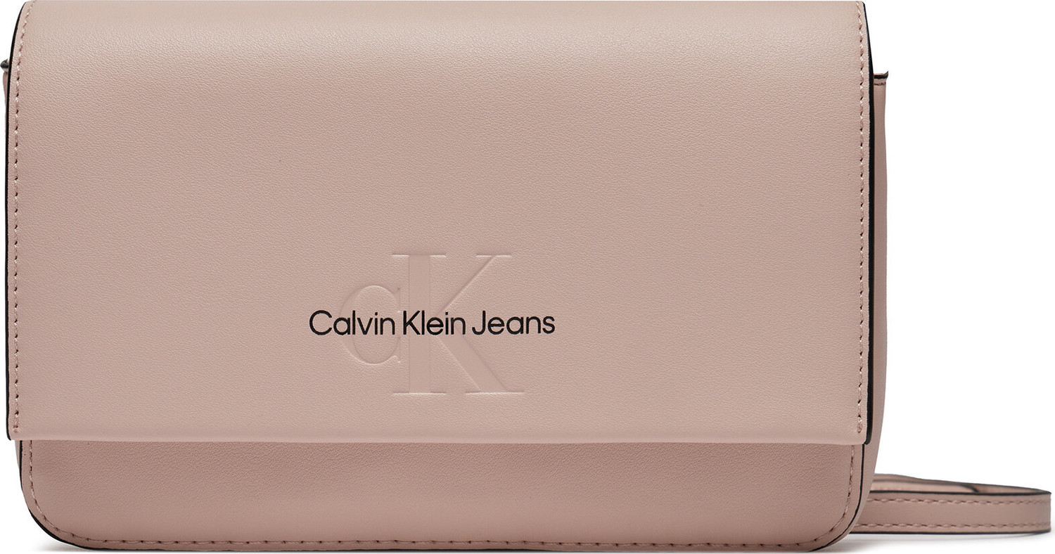 Kabelka Calvin Klein Jeans Sculpted Wallet Ph Cb19 Mono K60K611543 Pale Conch TFT