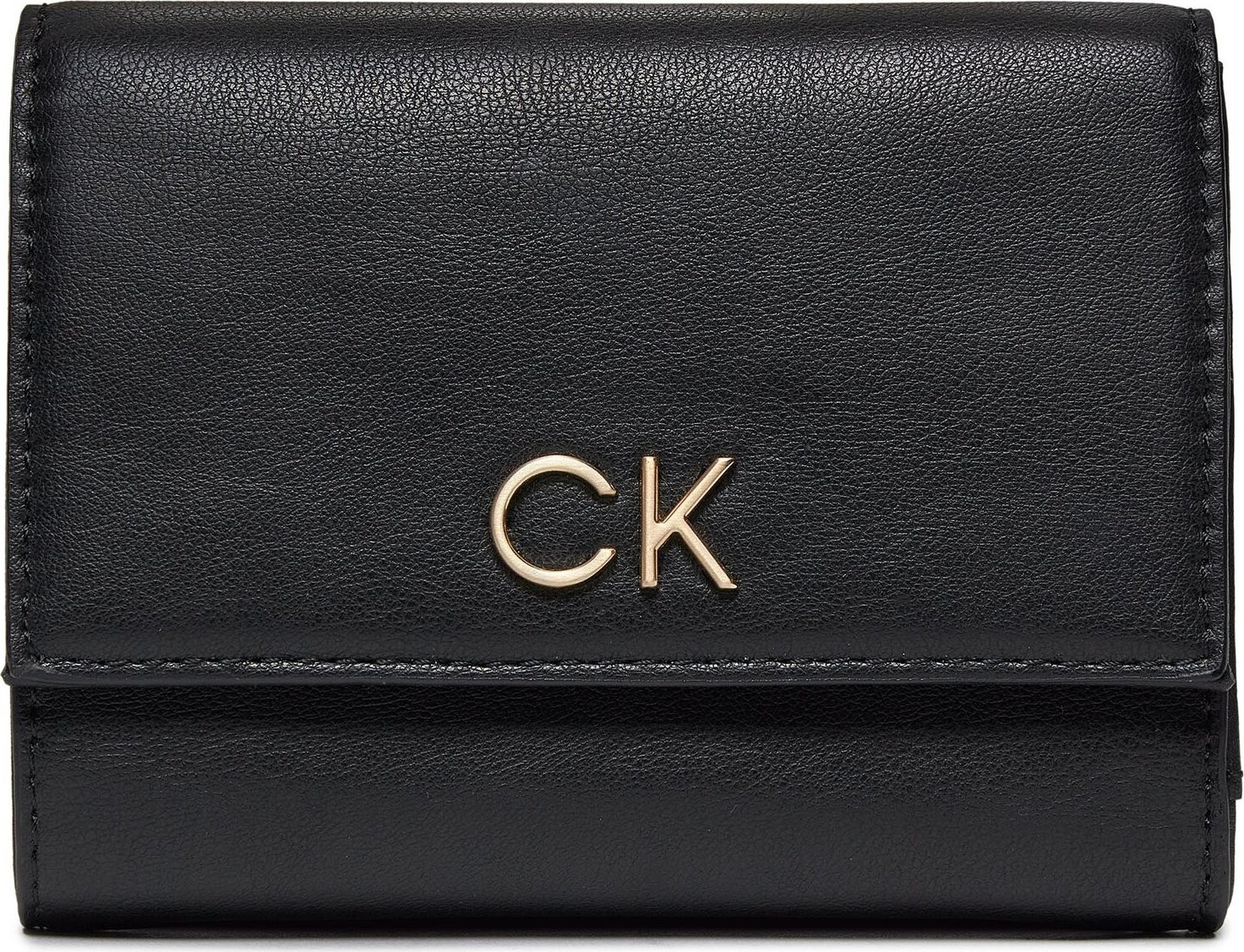 Velká dámská peněženka Calvin Klein Re-Lock Trifold Md K60K608994 Ck Black BEH