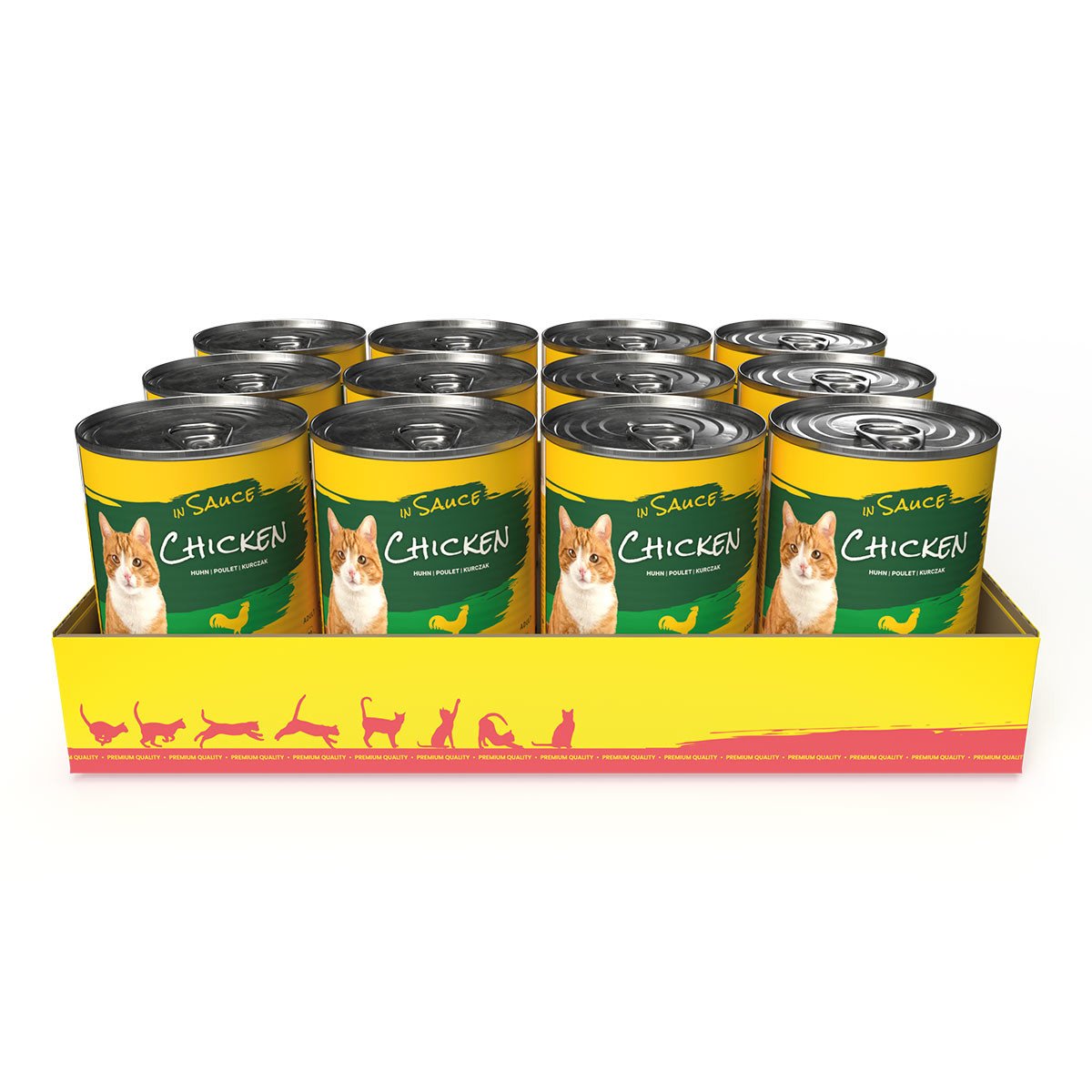 JosiCat Chicken v omáčce 12 × 415 g