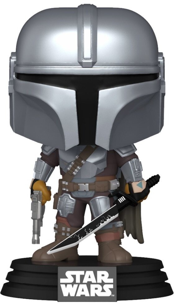 Figurka Funko POP! Star Wars: The Mandalorian - The Mandalorian with Darksaber (Star Wars 663) - 0889698765503