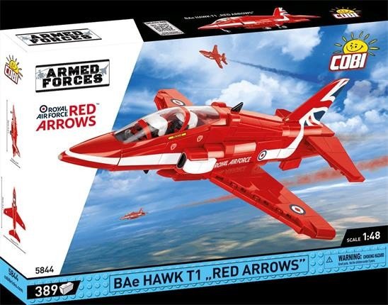COBI 5844 Britský pokročilý cvičný letoun BAE Hawk T1 RED ARROWS