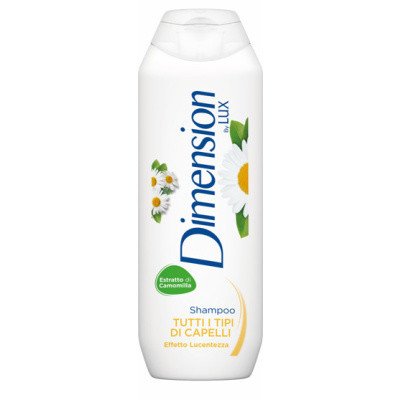 Dimension by LUX 2v1 šampón heřmánek pro světlé vlasy, 250 ml