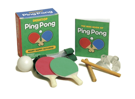 Desktop Ping Pong [With Miniature Ping Pong Paddles] (Stone Chris)(Novelty)
