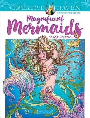 Creative Haven Magnificent Mermaids Coloring Book (Sarnat Marjorie)(Paperback)