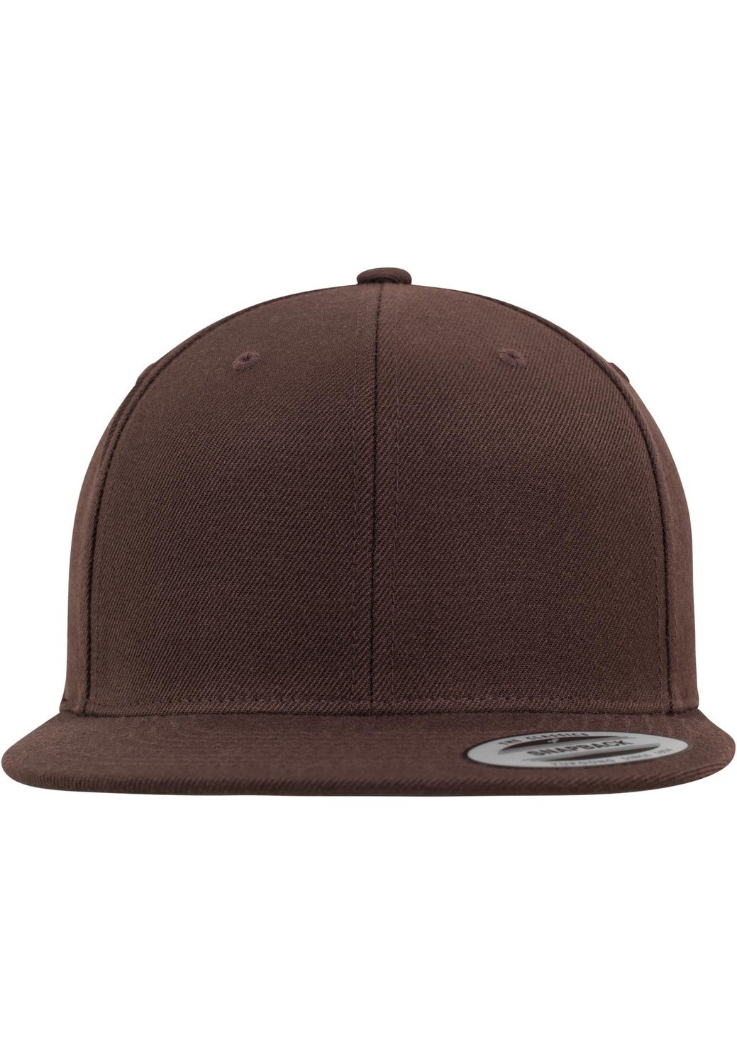 Klasický snapback hnědý