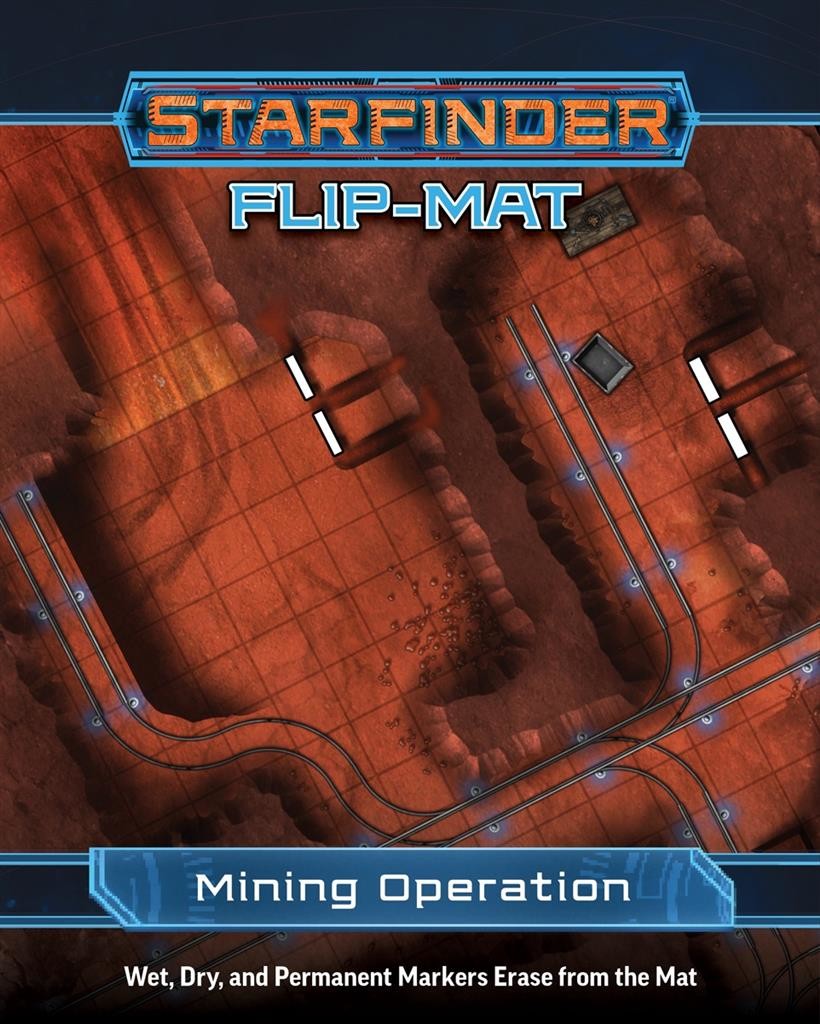 Paizo Publishing Starfinder Flip-Mat: Mining Operation