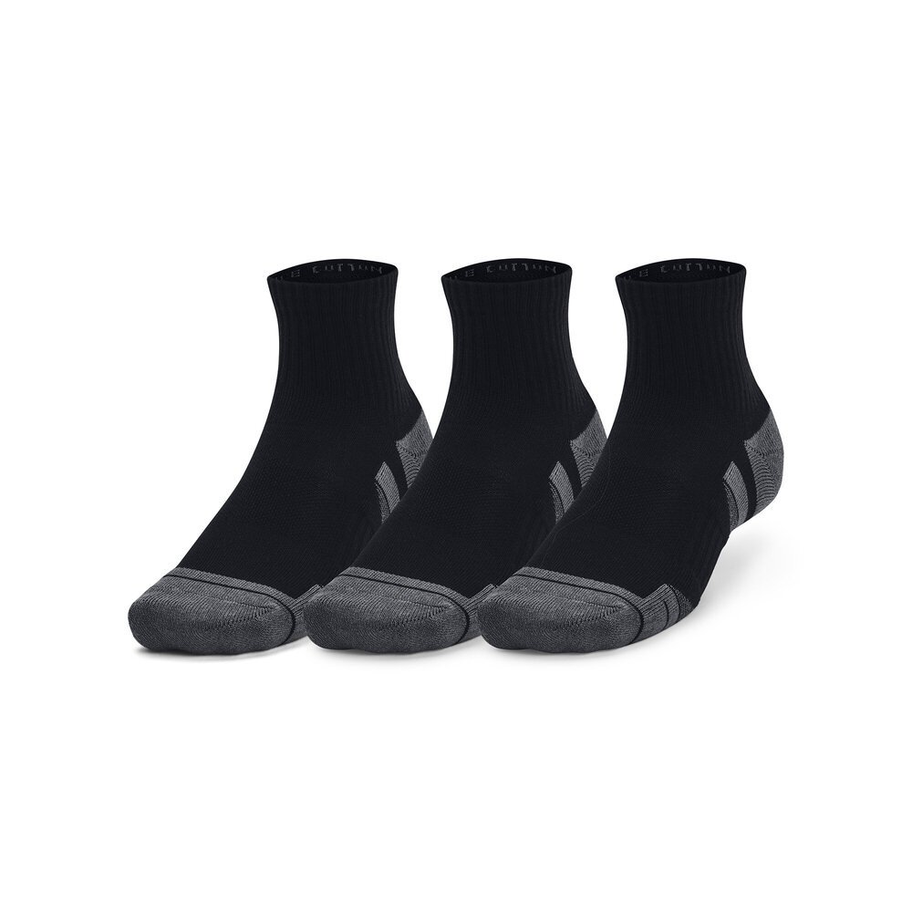 Under Armour Unisex ponožky Performance Cotton 3p Qtr black M, Černá, 40 - 42