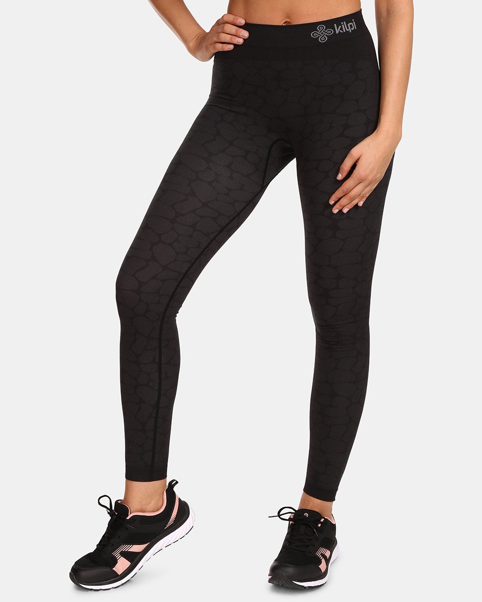 Dámské bezešvé termo kalhoty kilpi oline-w černá 36