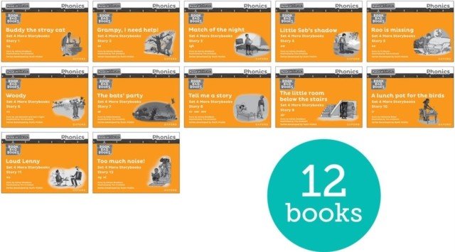 Read Write Inc. Phonics: Orange Set 4 More Black & White Storybooks (Pack of 12) (Bradbury Adrian)(Paperback / softback)