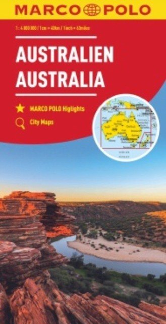 Australia Marco Polo Map (Polo Marco)(Folded)