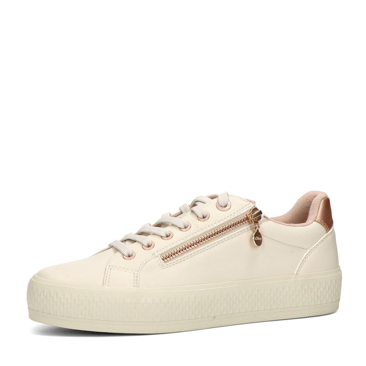 s.Oliver dámské každodenní tenisky - béžové - 36