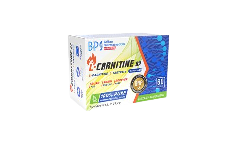 Balkan Pharmaceuticals L-Carnitin BP 500mg 60 kapslí