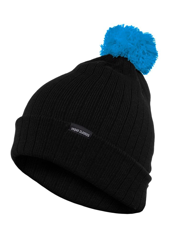 Kontrastní čepice Bobble blk/tur