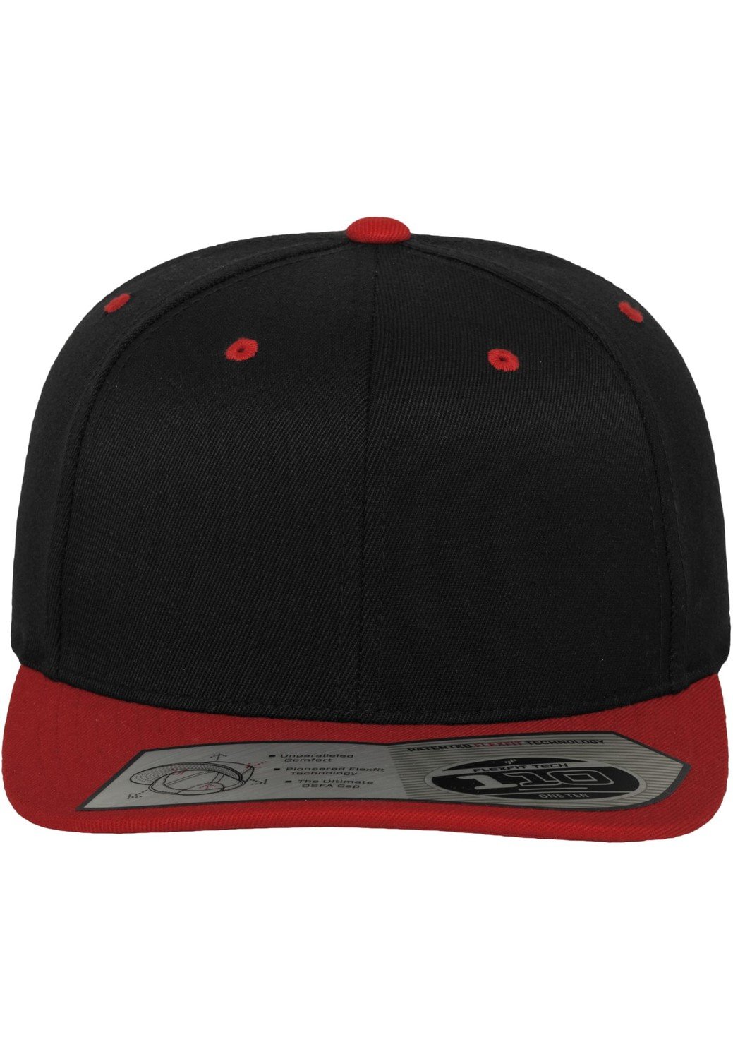 110 Namontovaný Snapback blk/červený