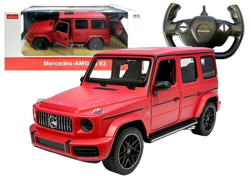 mamido Auto na dálkové ovládání RC Mercedes G63 červené