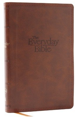 Nkjv, the Everyday Bible, Brown Leathersoft, Red Letter, Comfort Print: 365 Daily Readings Through the Whole Bible (Thomas Nelson)(Imitation Leather)