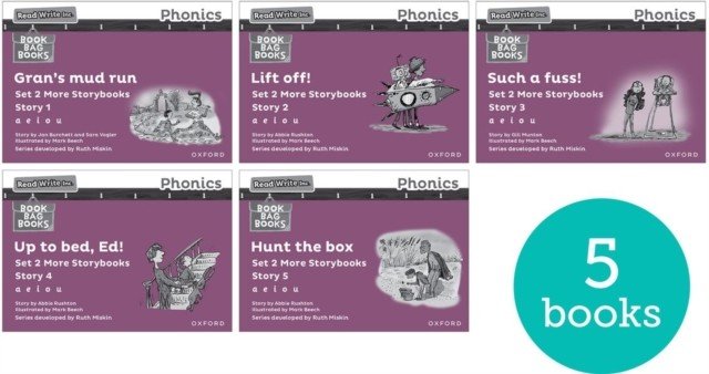 Read Write Inc. Phonics: Purple Set 2 More Black & White Storybooks (Pack of 5) (Munton Gill)(Paperback / softback)