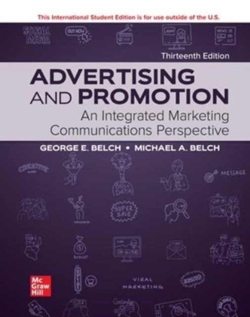 Advertising and Promotion ISE (Belch George)(Paperback / softback)