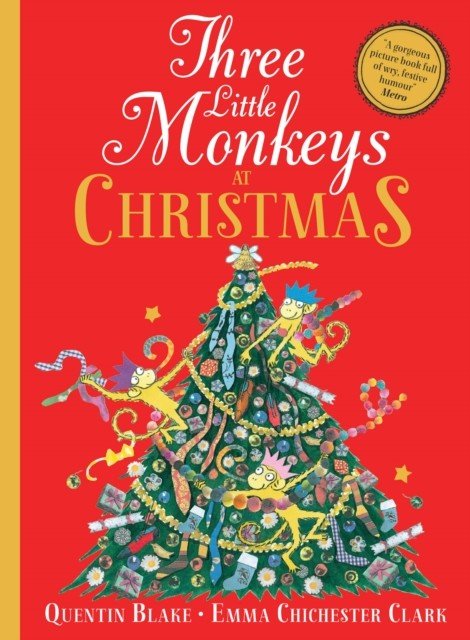 Three Little Monkeys at Christmas (Blake Quentin)(Paperback / softback)