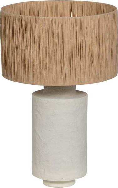 Stolní lampa v krémovo-přírodní barvě (výška 63 cm) Pointed – BePureHome
