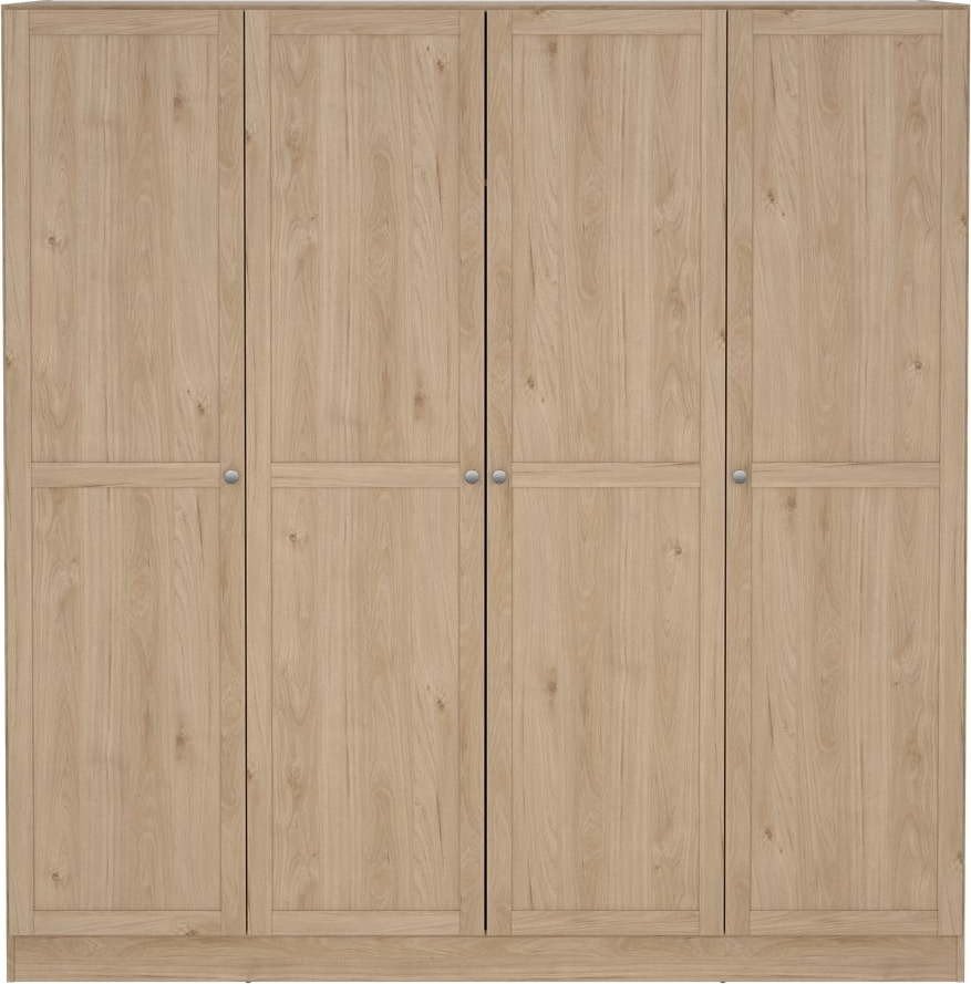Šatní skříň v dekoru dubu v přírodní barvě 195,5x200 cm Billund – Tvilum