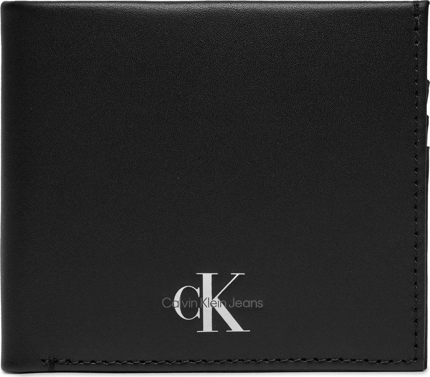 Velká pánská peněženka Calvin Klein Jeans Monogram Soft Bifold W/Coin K50K511456 Black BEH