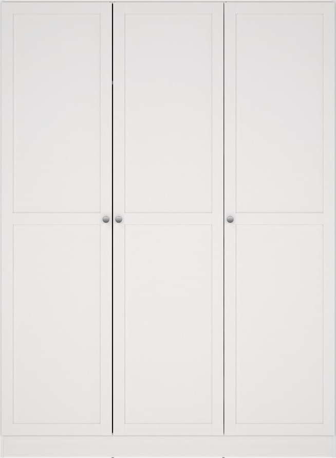 Bílá šatní skříň 147x200 cm Billund – Tvilum