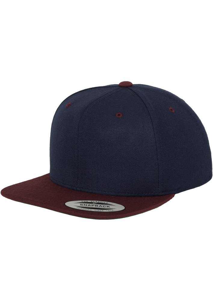 Klasický Snapback 2-Tone nvy/maroon