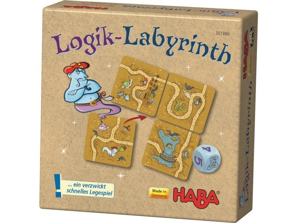HABA Společenská hra pro děti Logický labyrint, 6+