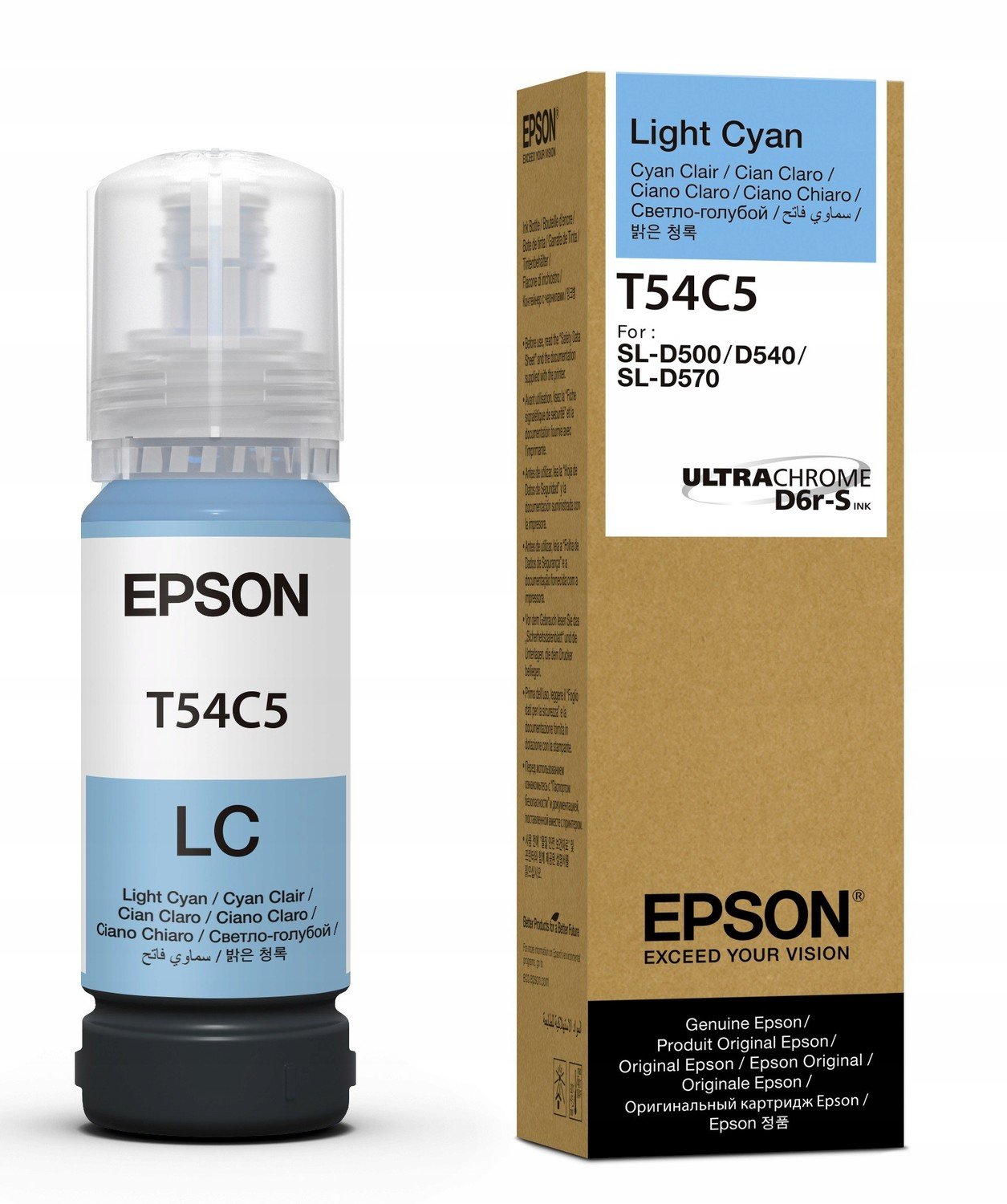 Inkoust T54C5 Light Cyan Epson SureLab SL-D500 70 ml