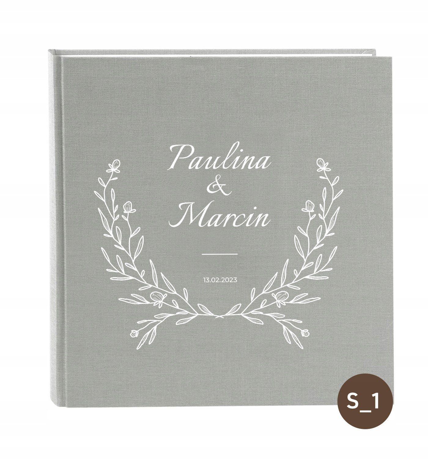 Tradiční album 60 str bílé Summer, dárek Svatba