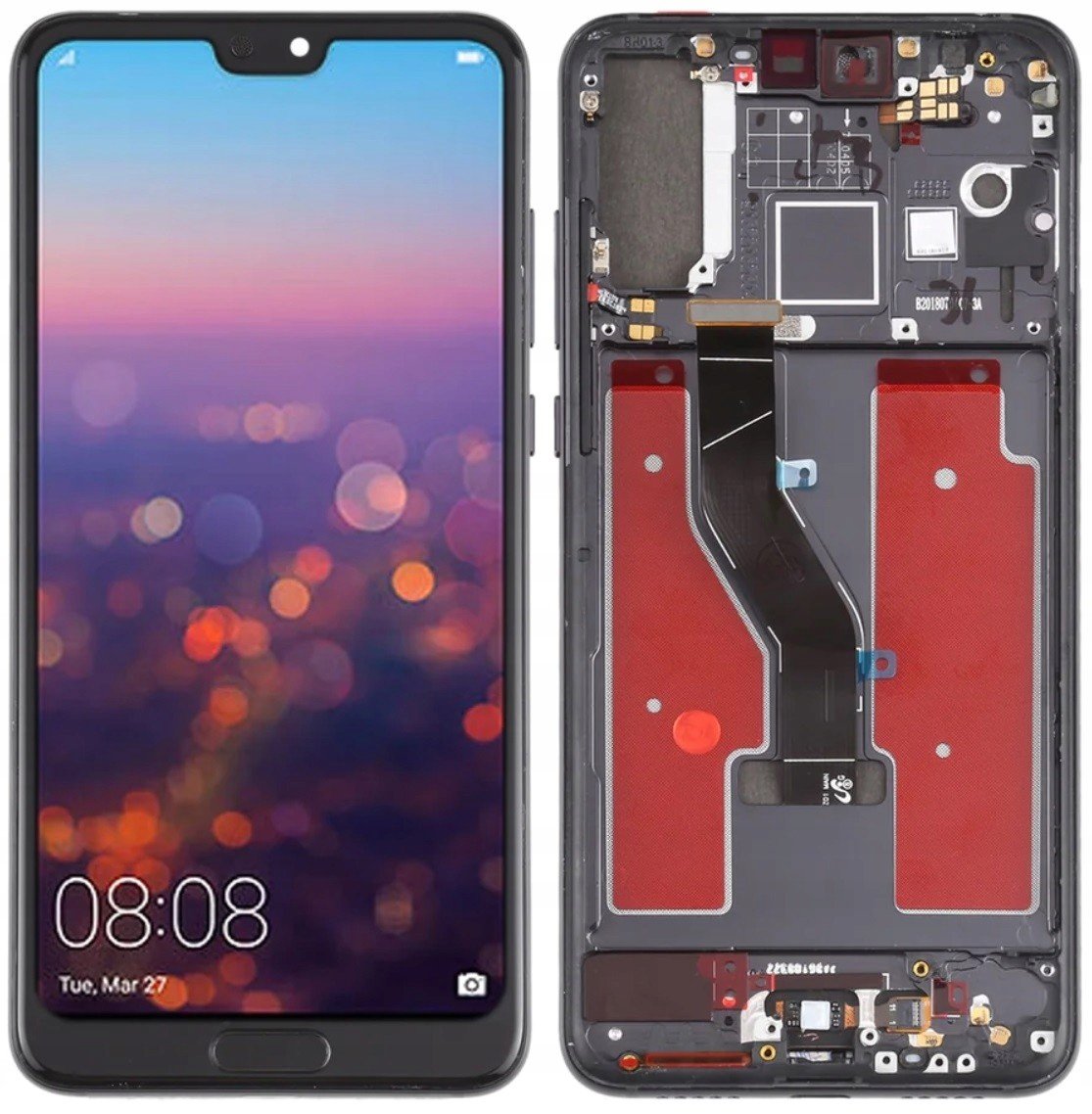 Originální LCD displej Huawei P20 Pro CLT-L09 L29 Rámeček černý