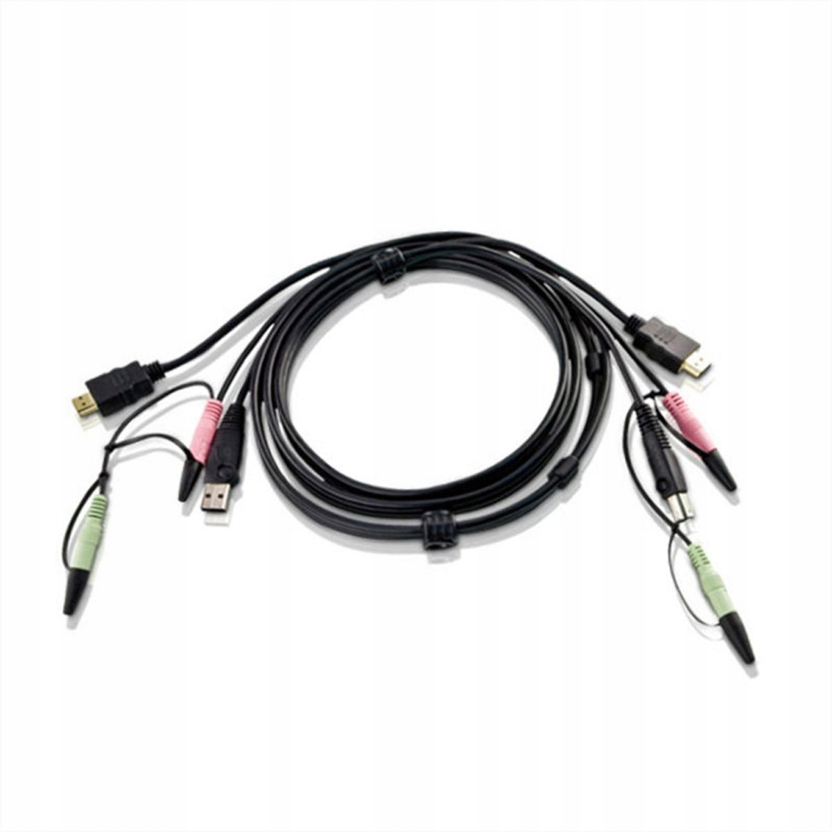 Aten 2L-7D02UH Propojovací kabel Kvm černý 1,8m