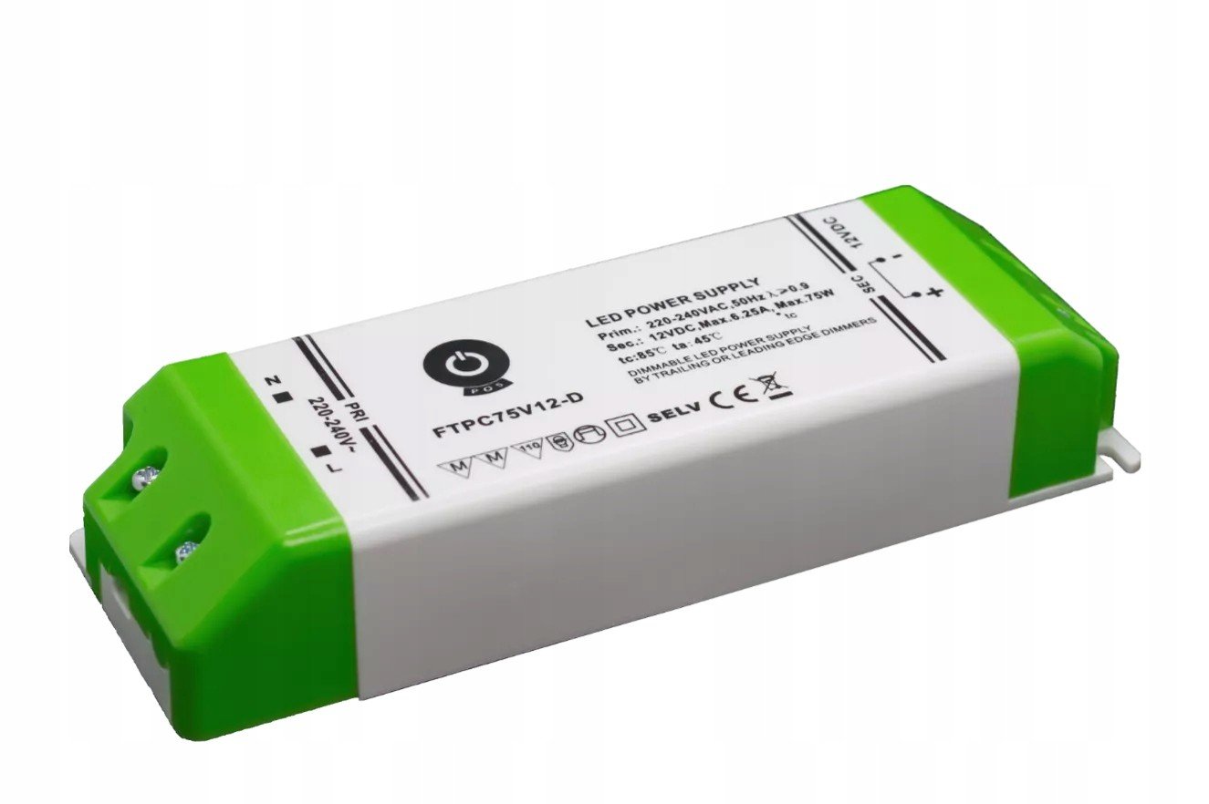 Napájecí Zdroj Pos 3.1A 75W 24V IP20 FTPC75V24-D