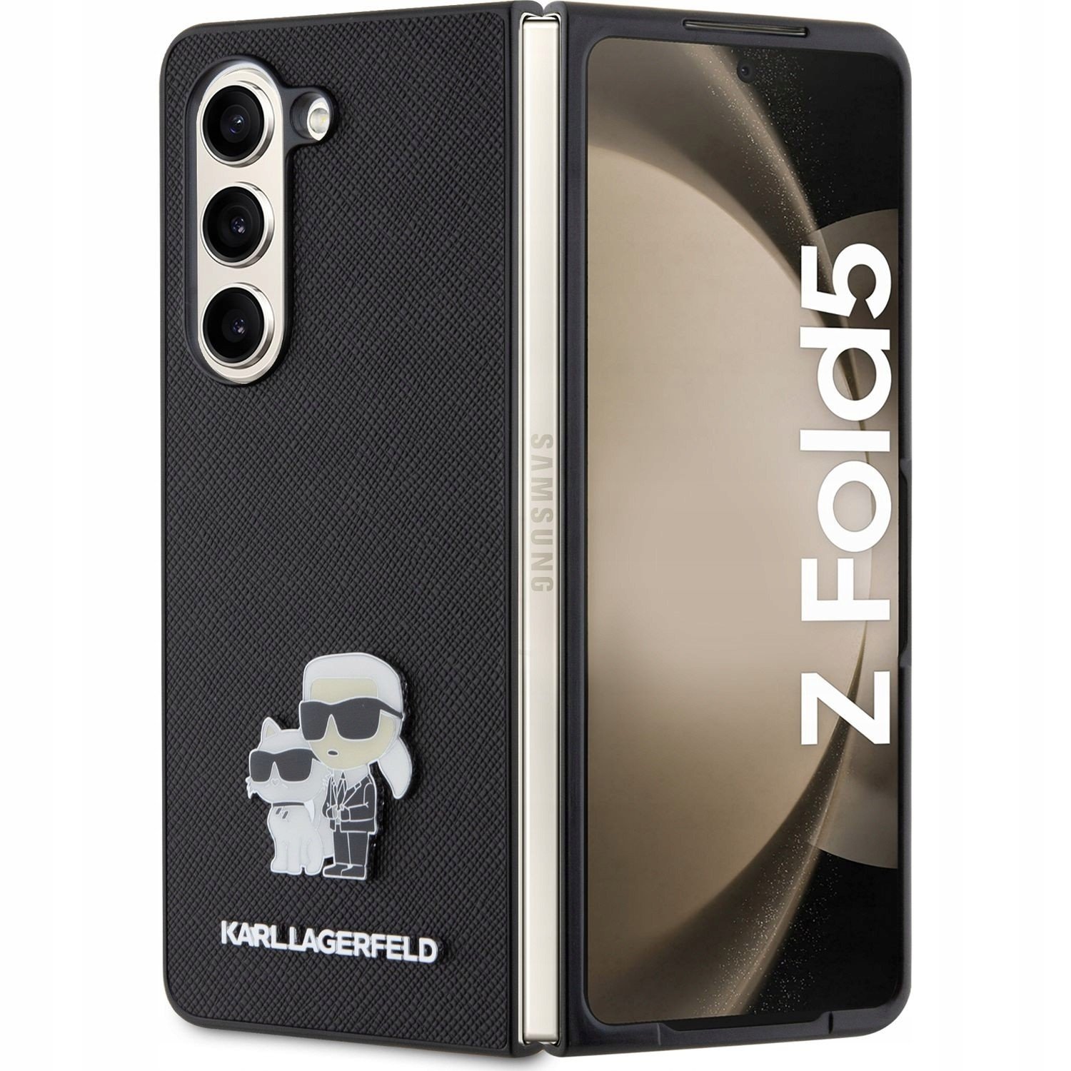 Skládací ochranný kryt pro Galaxy s Fold5, Karl Lagerfeld Saffiano case