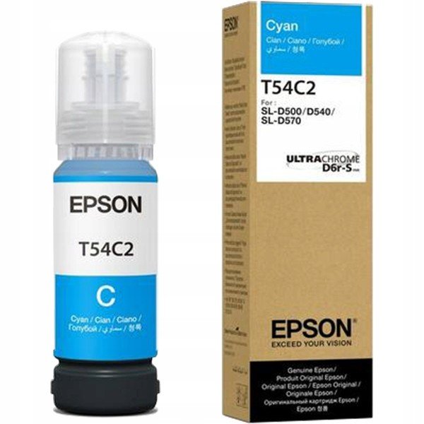 Inkoust T54C2 Cyan Epson SureLab SL-D500 70 ml
