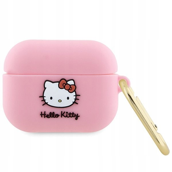 Hello Kitty pouzdro pro Airpods Pro cover růžové Kitty Head