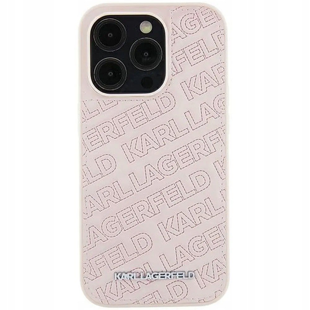 Originální pouzdro Karl Lagerfeld Hardcase KLHCP15SPQKPMP pro iPhone 15