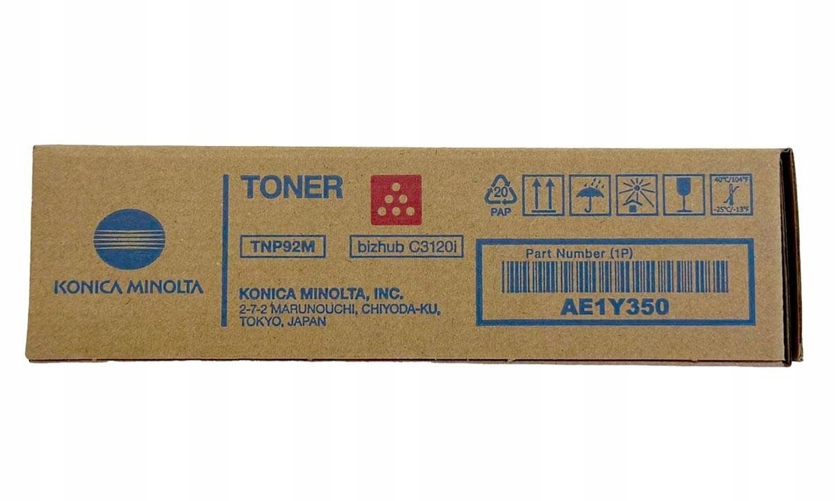 Originální toner TNP-92M (TNP92M) AE1Y350 pro Konica Minolta bizhub C3120i