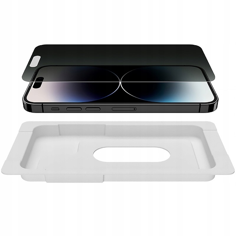 Privatizační sklo pro iPhone 15 Pro Max, Belkin Tg, s aplikátorem, pro pouzdro