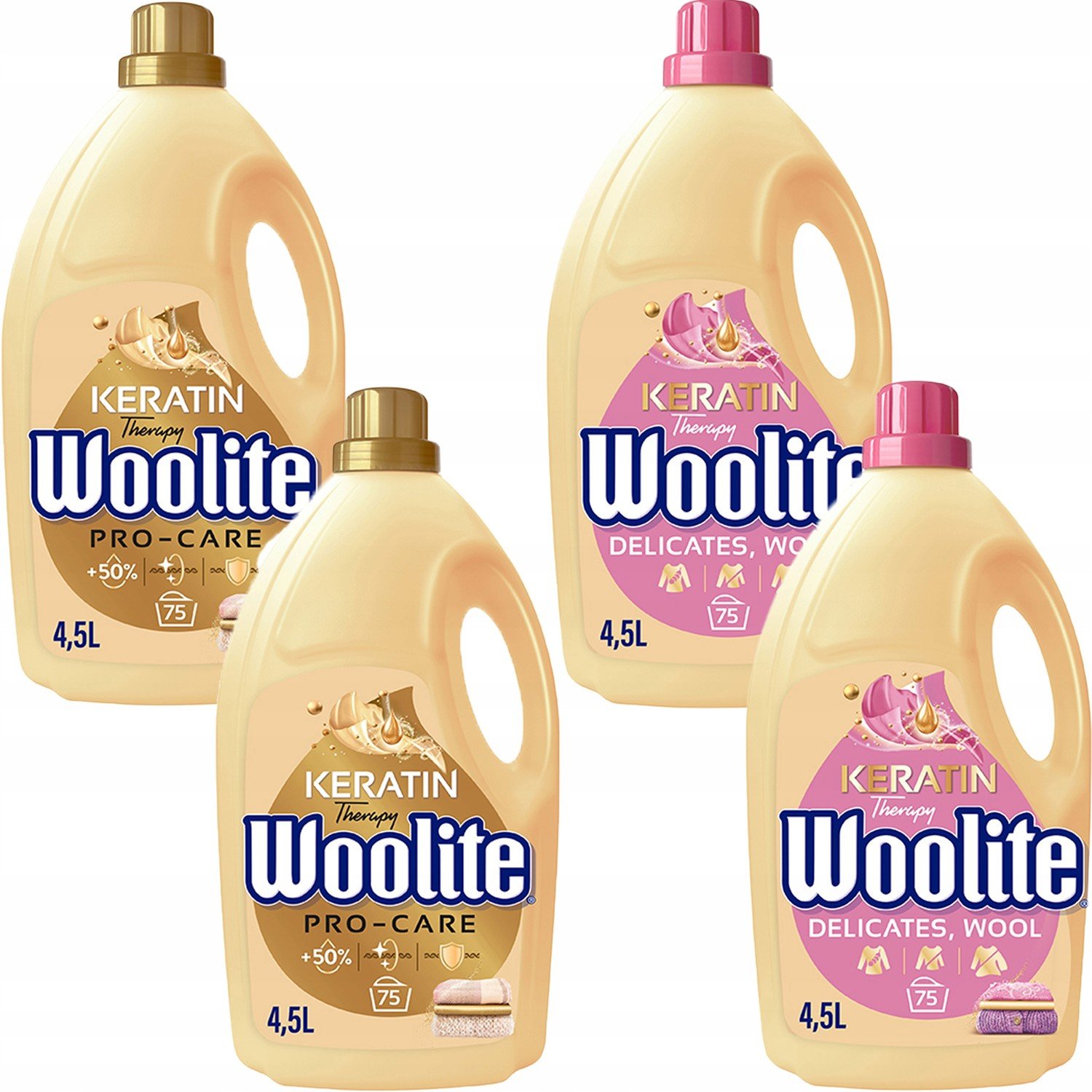 Woolite Tekutý prací prostředek jemný a bílý 4,5L *4