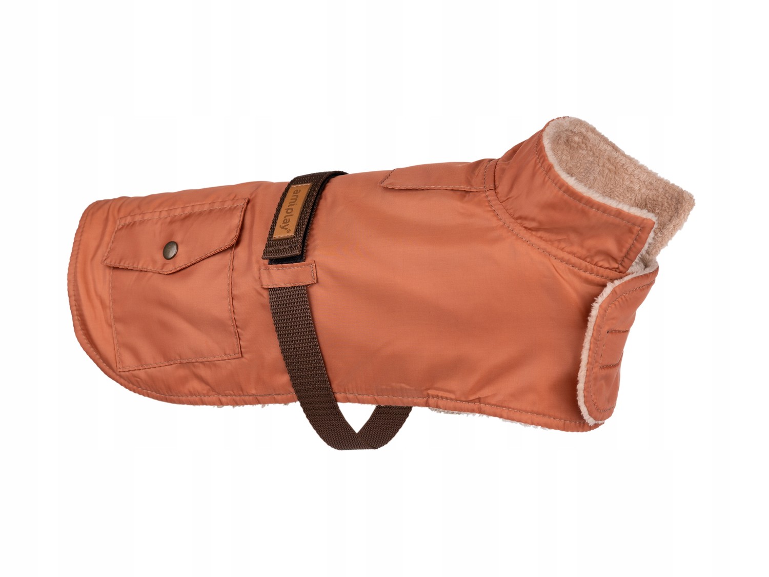 Kabát Amiplay pro psa 48cm 48x56x77cm oranžový
