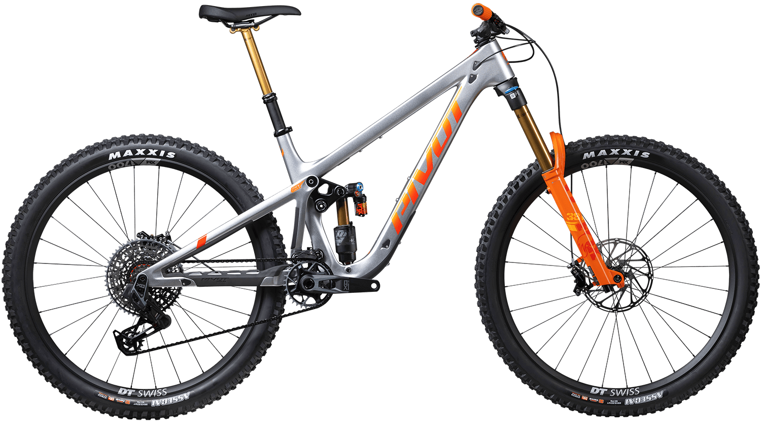 Pivot FireBird Ride GX Eagle Transmission, Silver Sunrise Velikost: S