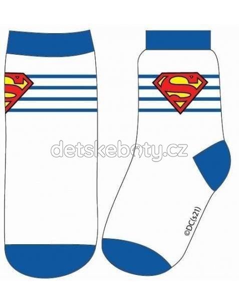 Ponožky Eexee Superman bílé Velikost: 27-30