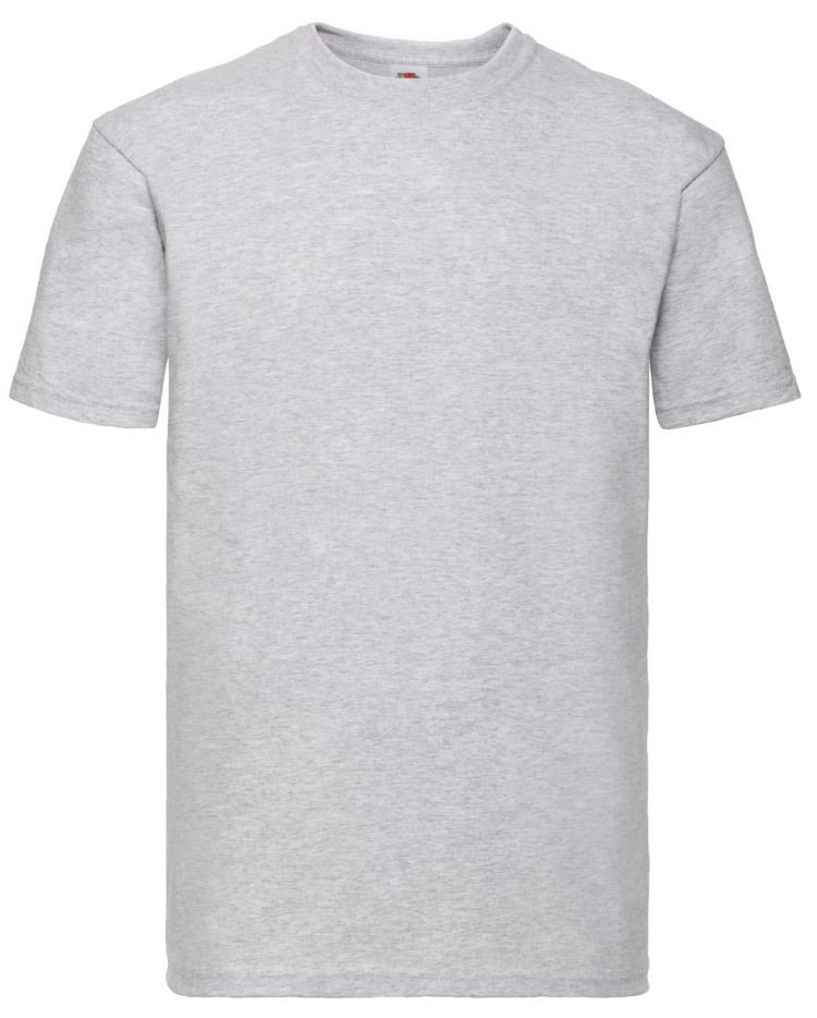 Triko pánské Fruit of the Loom Super Premium T - světle šedé, S