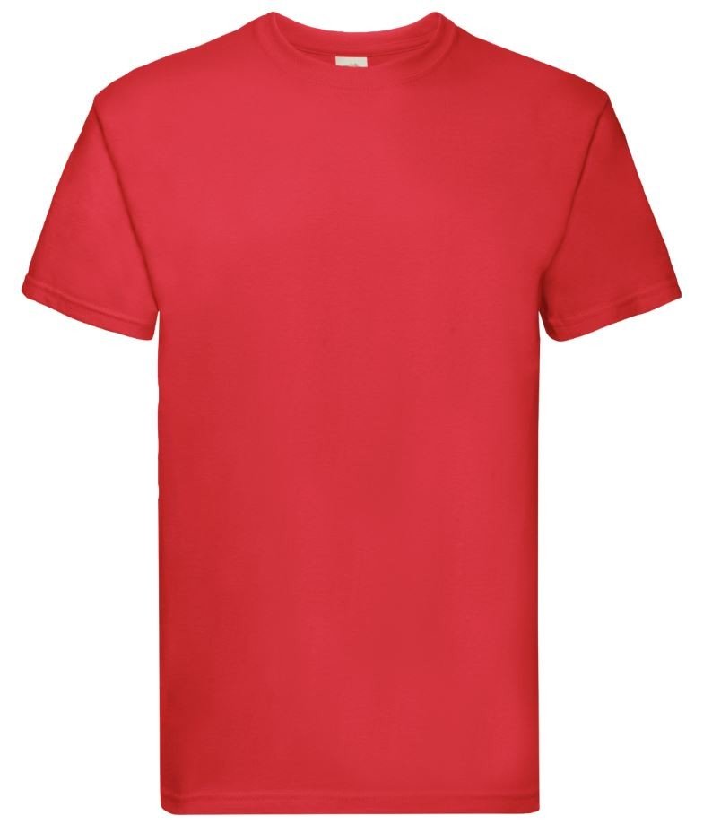 Triko pánské Fruit of the Loom Super Premium T - červené, S