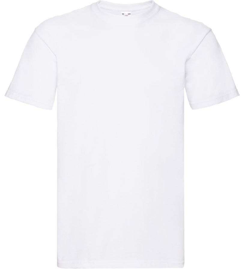 Triko pánské Fruit of the Loom Super Premium T - bílé, S