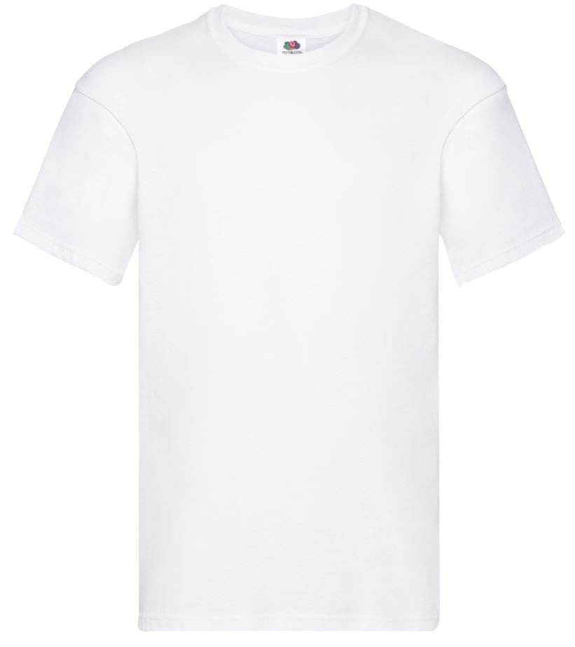 Triko pánské Fruit of the Loom Original T - bílé, S
